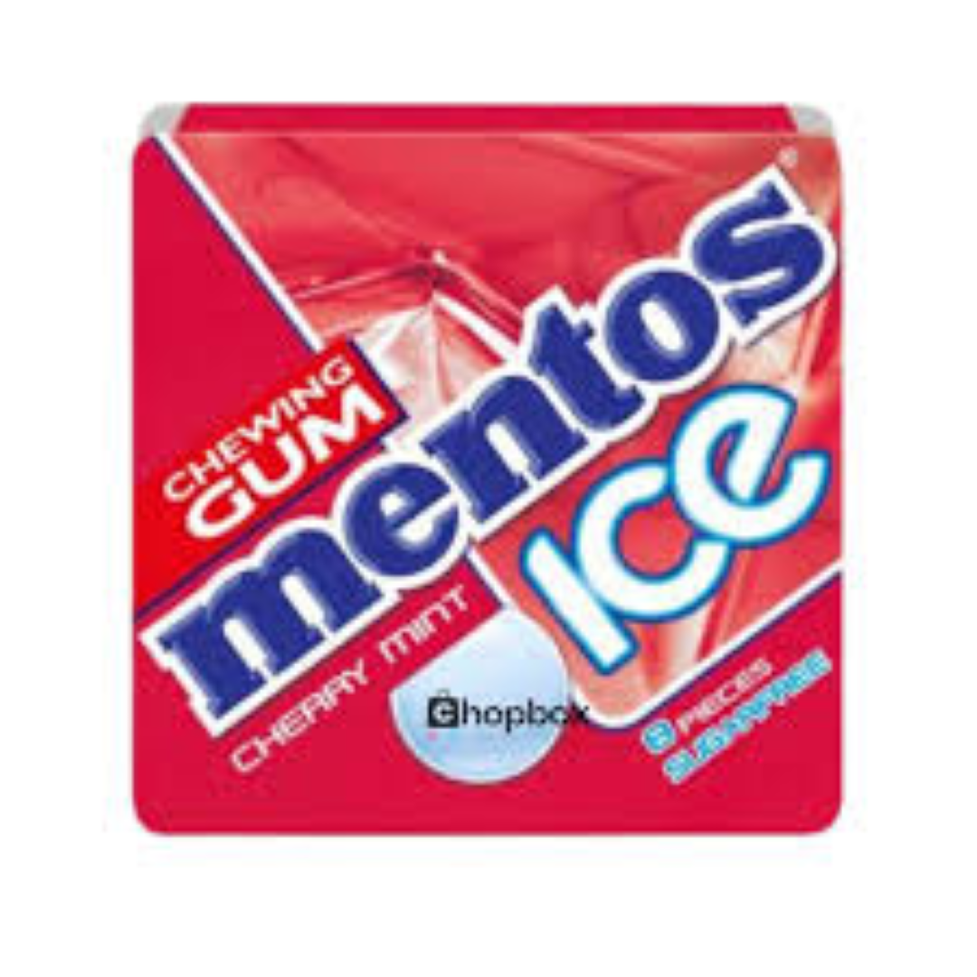 MENTOS GUM ICE MINT CHERRYMINT 12BLIS 11.44G